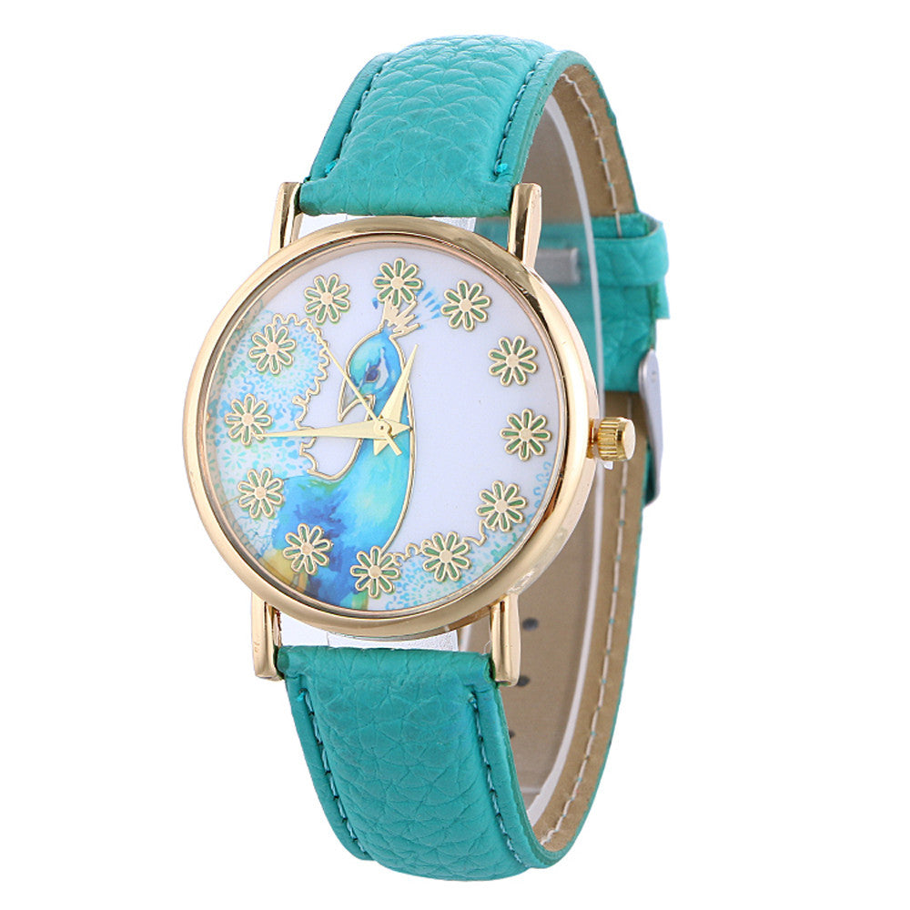 Women's Classy Leather Quartz Watch
