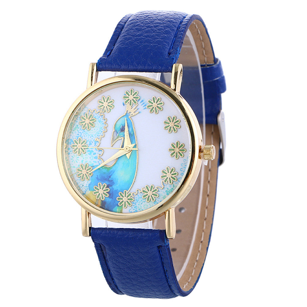 Women's Classy Leather Quartz Watch