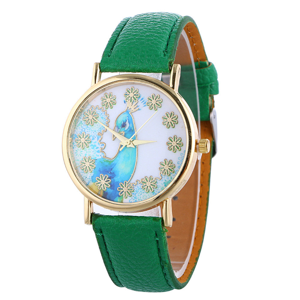 Women's Classy Leather Quartz Watch