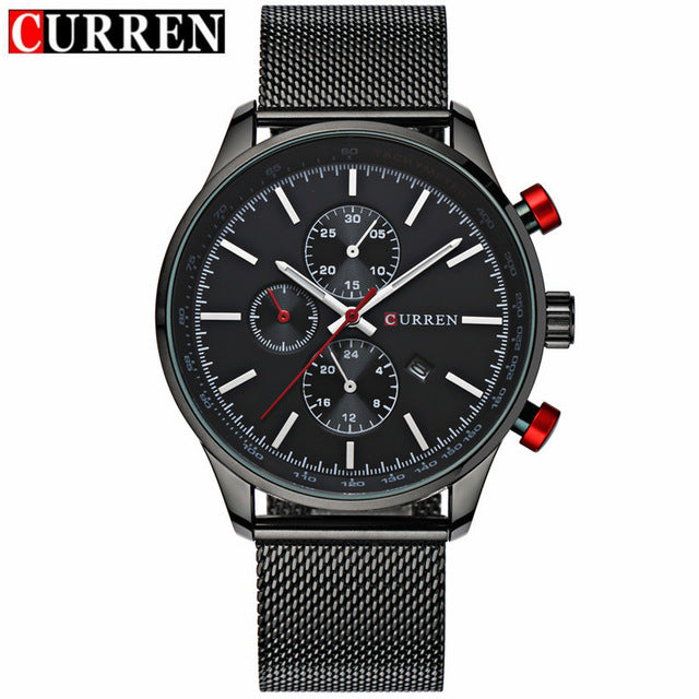 CURREN Luxury Brand Quartz Watch Men's Sport Casual