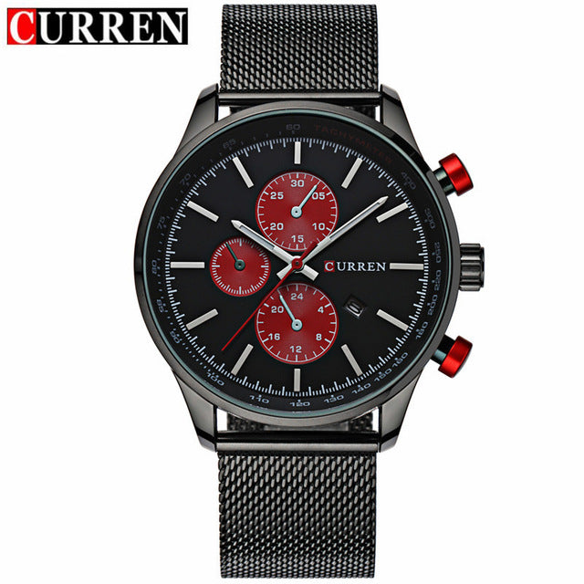 CURREN Luxury Brand Quartz Watch Men's Sport Casual