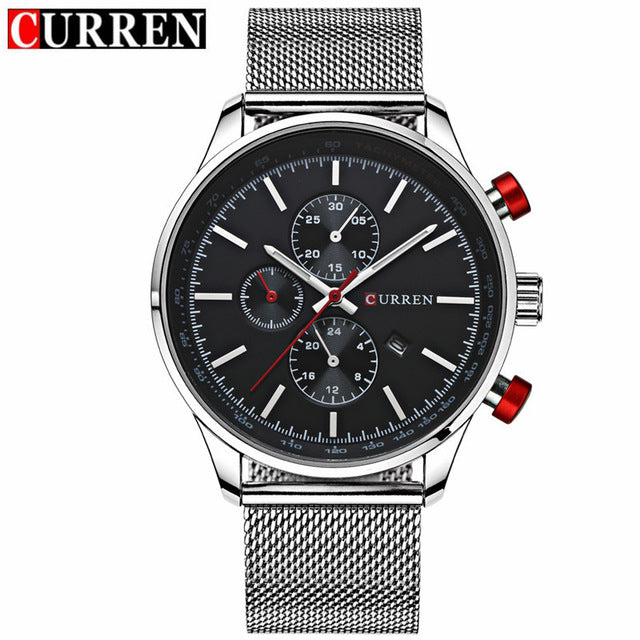 CURREN Luxury Brand Quartz Watch Men's Sport Casual