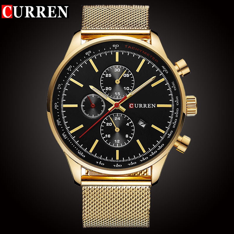 CURREN Luxury Brand Quartz Watch Men's Sport Casual