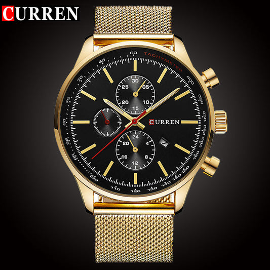 CURREN Luxury Brand Quartz Watch Men's Sport Casual