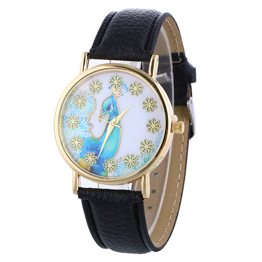 Women's Classy Leather Quartz Watch